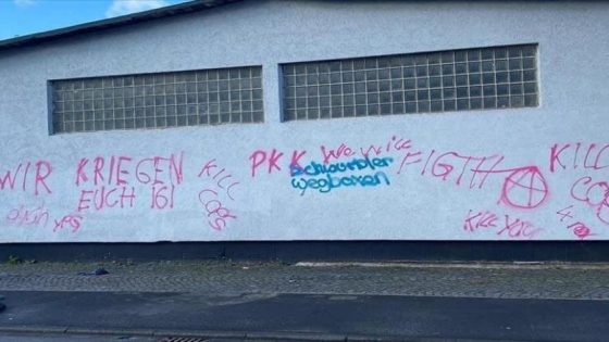 تهديدات على جدران مسجد ومركز ثقافي تركي في ألمانيا