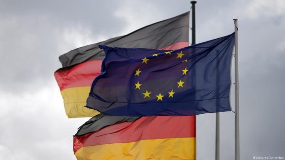 علم ألمانيا والاتحاد الأوروبي