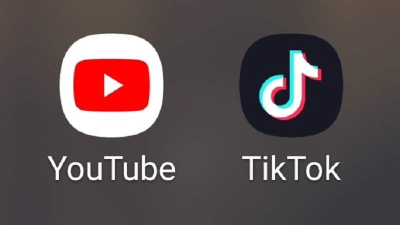 يوتيوب وتيك توك