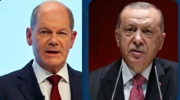 شولتس وأردوغان